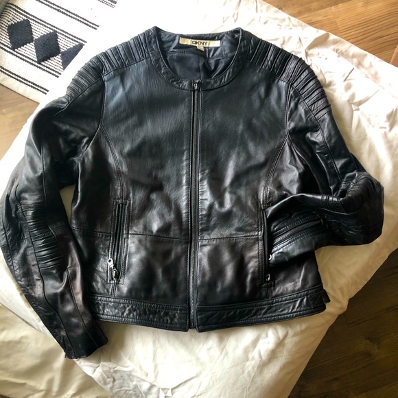 Dkny Jackets & Blazers - Women’s DKNY Leather Bomber